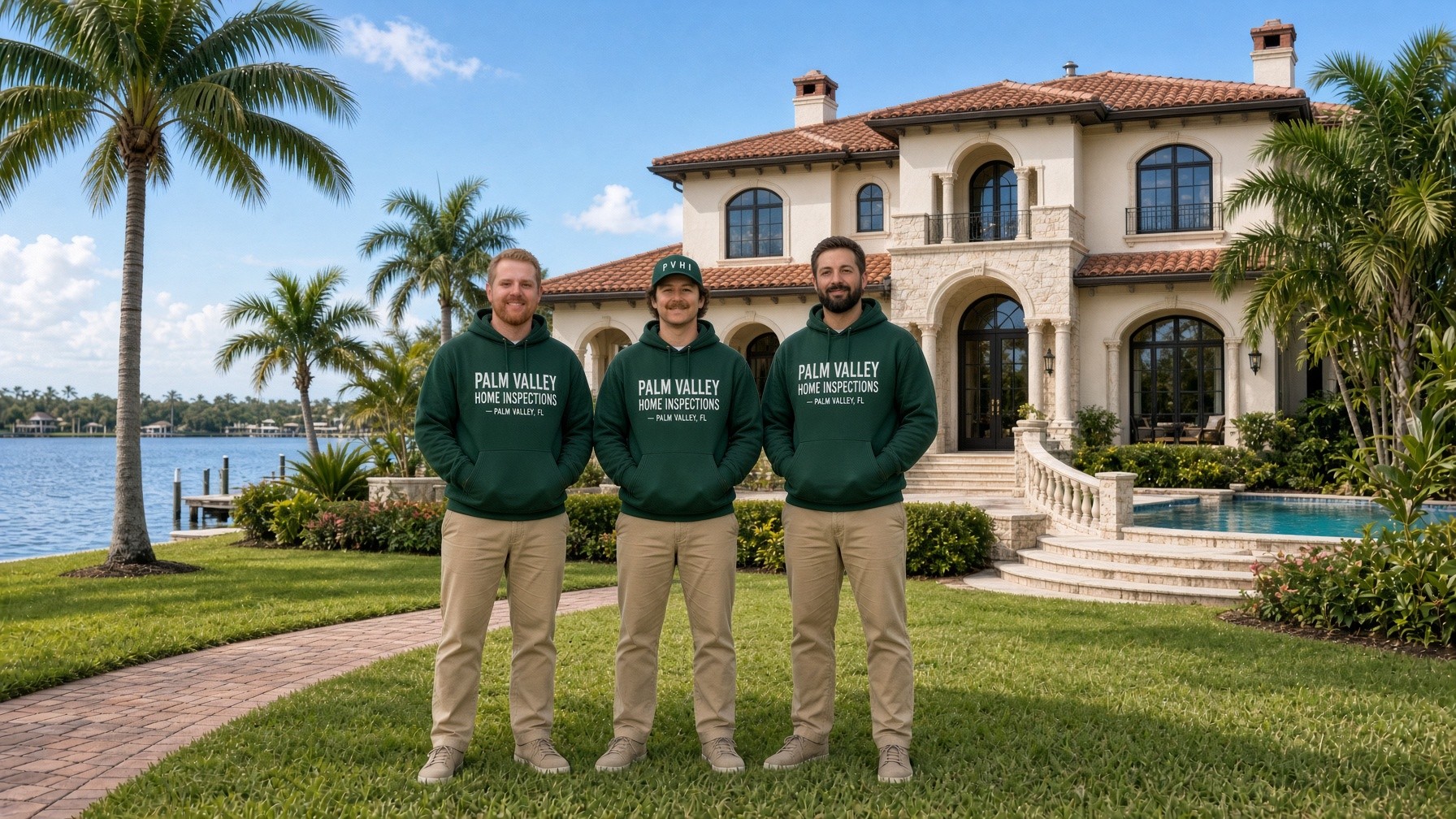 Chris, Charlie, and Adam of Palm Valley Home Inspections